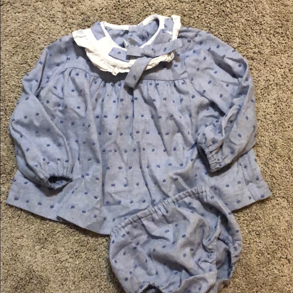 Bella Bliss Swiss Dot Bloomer Set - Picture 1 of 4